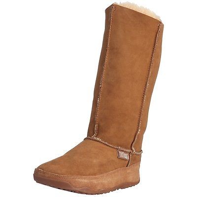 NEW FitFlop Womens Mukluk Tall Boot Chestnut US 7 8 9