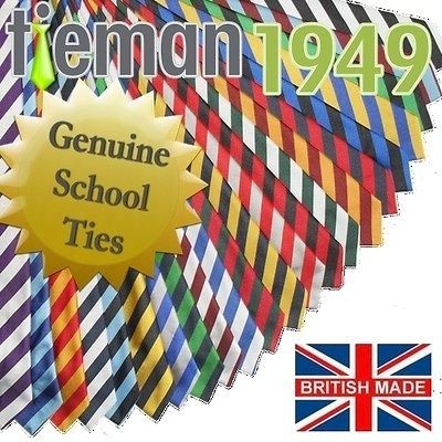 Pick Your Own School Tie (22 Block Stripe Variations)