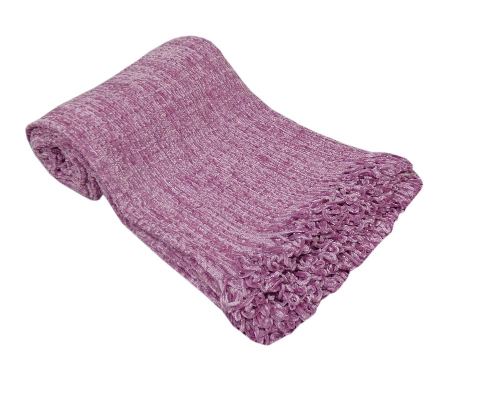 purple sofa throws