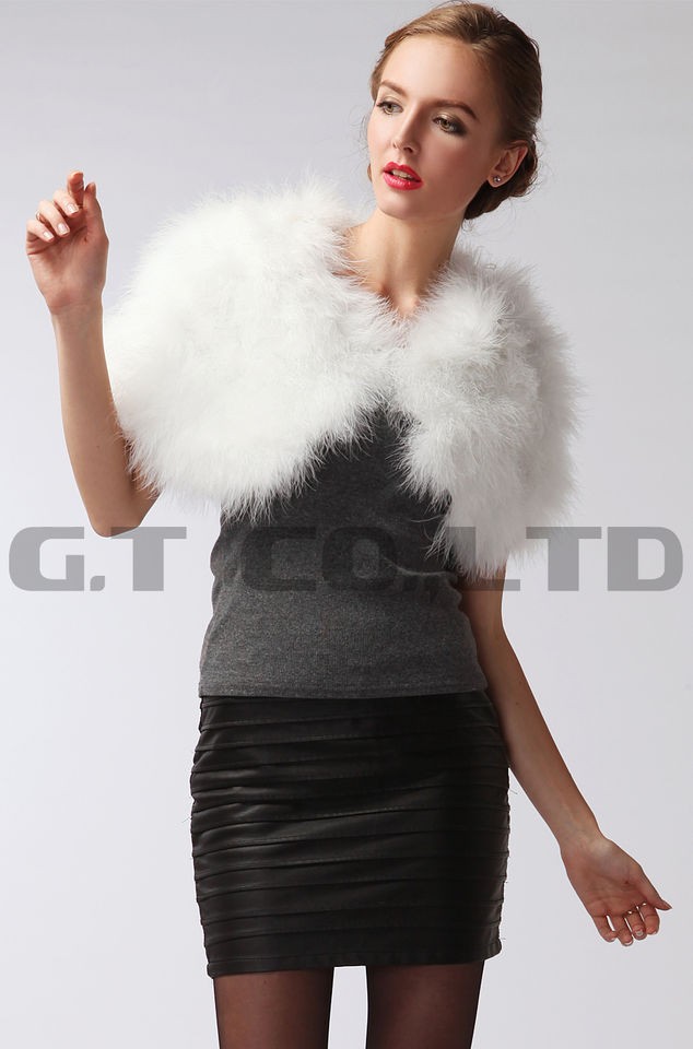 0003 Turkey Fur Shawl Cape Wrap Poncho Stole New Design For Women in 