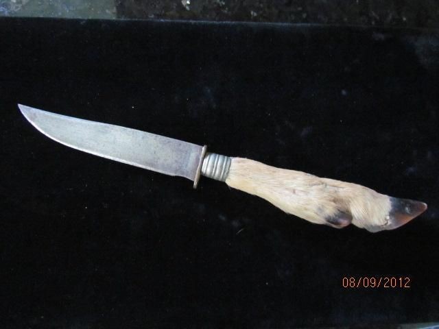 Vintage H. Stern Co. Solengen Germany Deer Hoof Knife