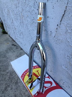 TAPERED RACE FORK XLT FORKS CHROME 20 INCH BIKE BMX FORKS 20 FIT 