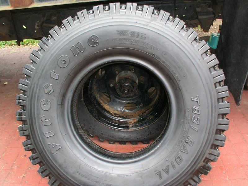 Firestone T831 Tires 11.00 20 M35 Deuce Upgrade *NEW* Military Surplus