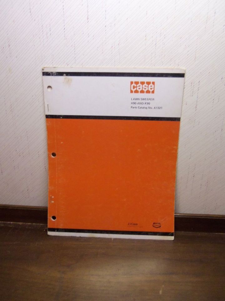 Case H90 K90 Lawn Sweeper Parts Catalog A1321 