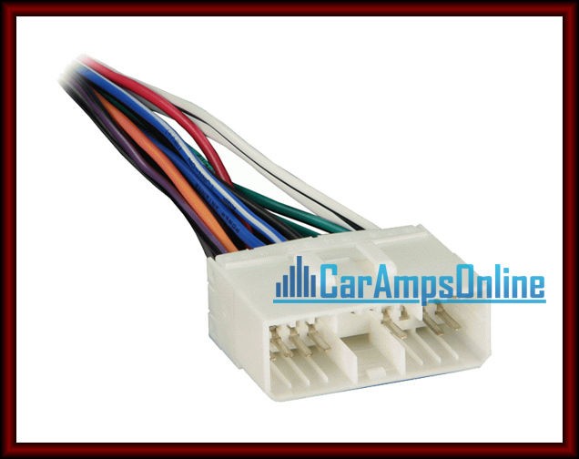 CAR STEREO CD PLAYER WIRING HARNESS WIRE ADAPTER PLUG FOR AFTERMARKET 