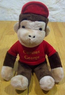 VINTAGE Knickerbocker CURIOUS GEORGE 13 Plush STUFFED ANIMAL Toy