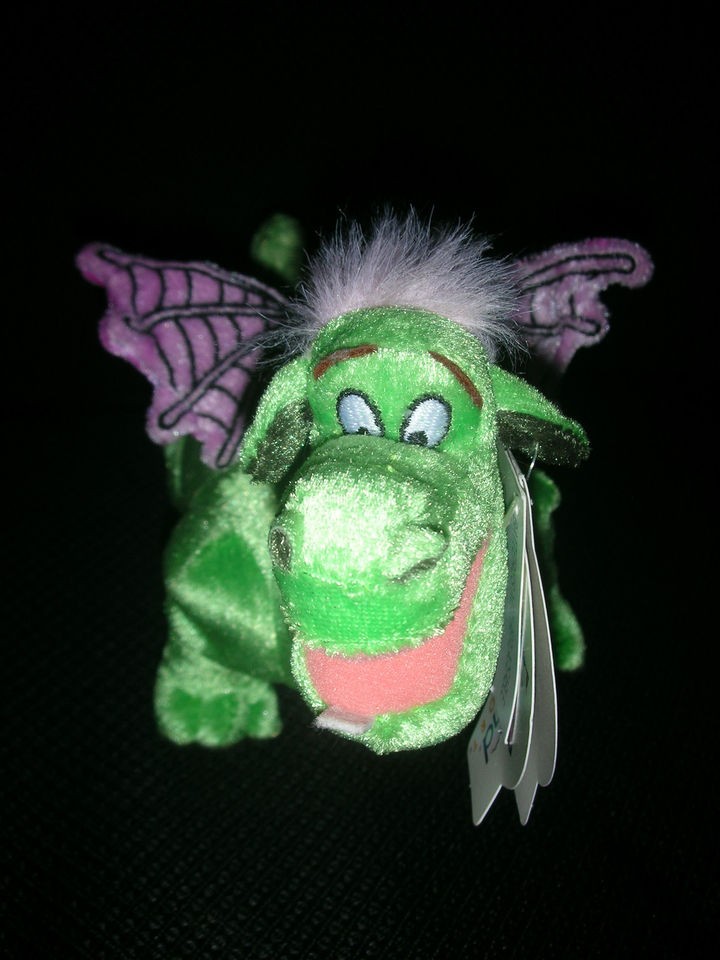 DISNEY PARK PETES DRAGON PLUSH ELLIOTT ELLIOT TOY EUC 9 PARADE TAG 