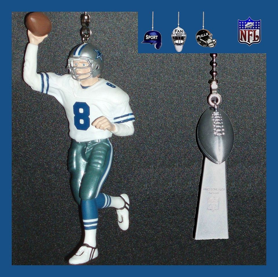 NFL DALLAS COWBOYS AIKMAN FIGURE & CHOICE OF A SUPER BOWL HELMET 