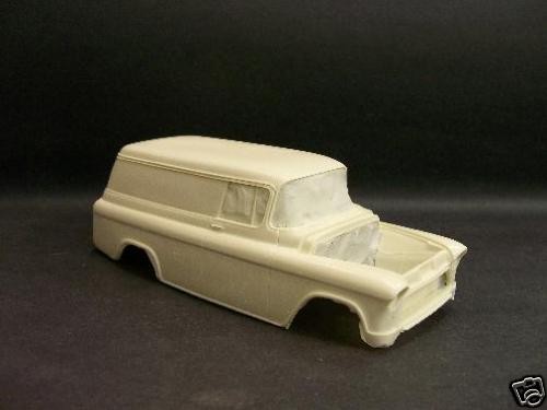 Jimmy Flintstone 55   57 Chevy Panel Delivery Resin Body #88