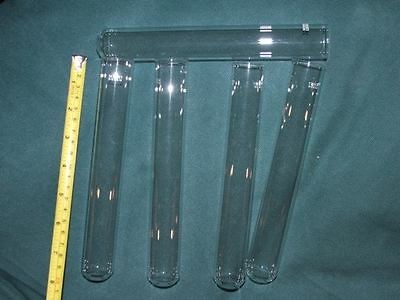 200mm x 24mm Rimless Pyrex Glass Test / Boiling Tubes Lab Pk3 