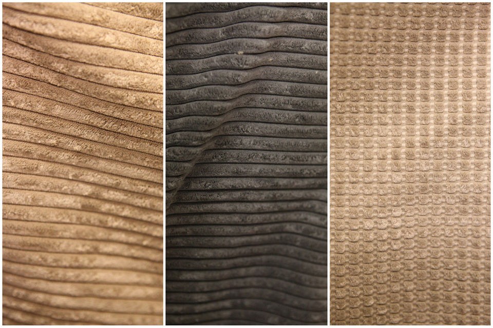 DESIGNER FIRE RETARDANT SOFT VELVET CHENILLE JUMBO CORD UPHOLSTERY 