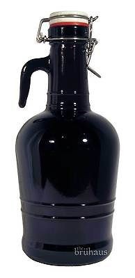 Liter Glass Flip Top Growler   Great For Beer, Cider, Soda & More