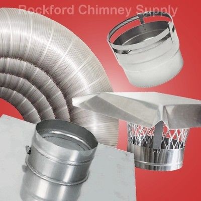 15 316Ti Stainless Steel Chimney Liner Insert Kit