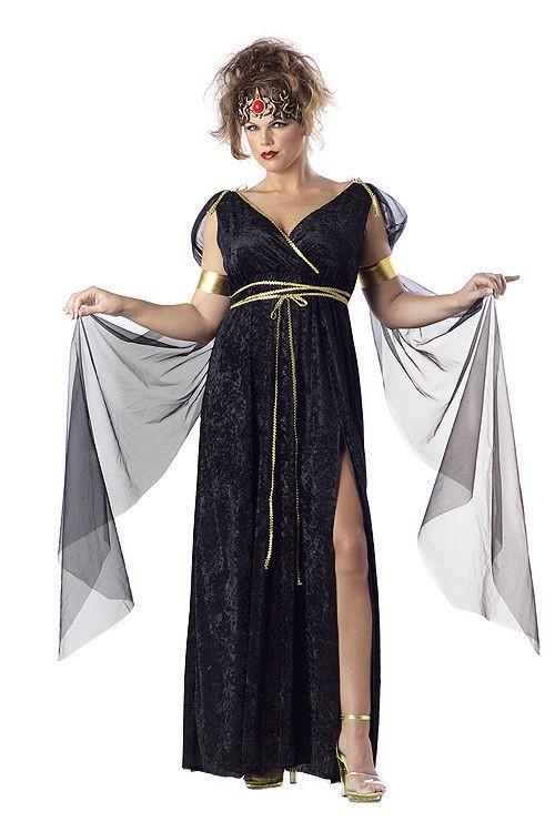 Halloween Medusa Witch Vampire Fancy Dress Costume Plus Size
