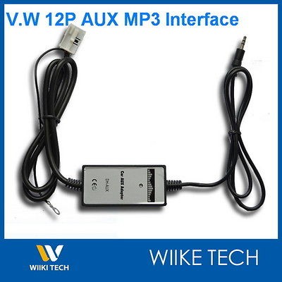 Car Digital Music CD Changer Jack In Interface    V​.W RCD200,RCD300 