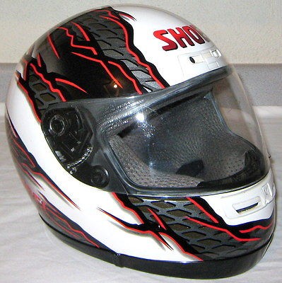 SHOEI Elite Serie FULL FACE Rare MOTORCYCLE HELMET Adult sz XS Men 