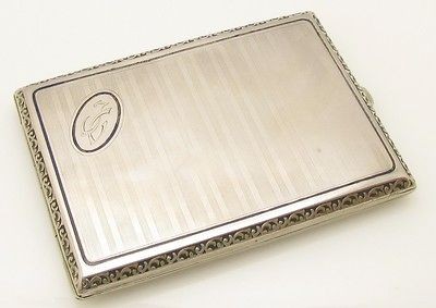 antique Cigarette Case ALPACA 1932