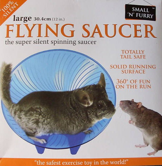 RAT CHINCHILLA EXCERCIZE WHEEL SAFE EXCERCISE SAUCER WHEEL LARGE 12 