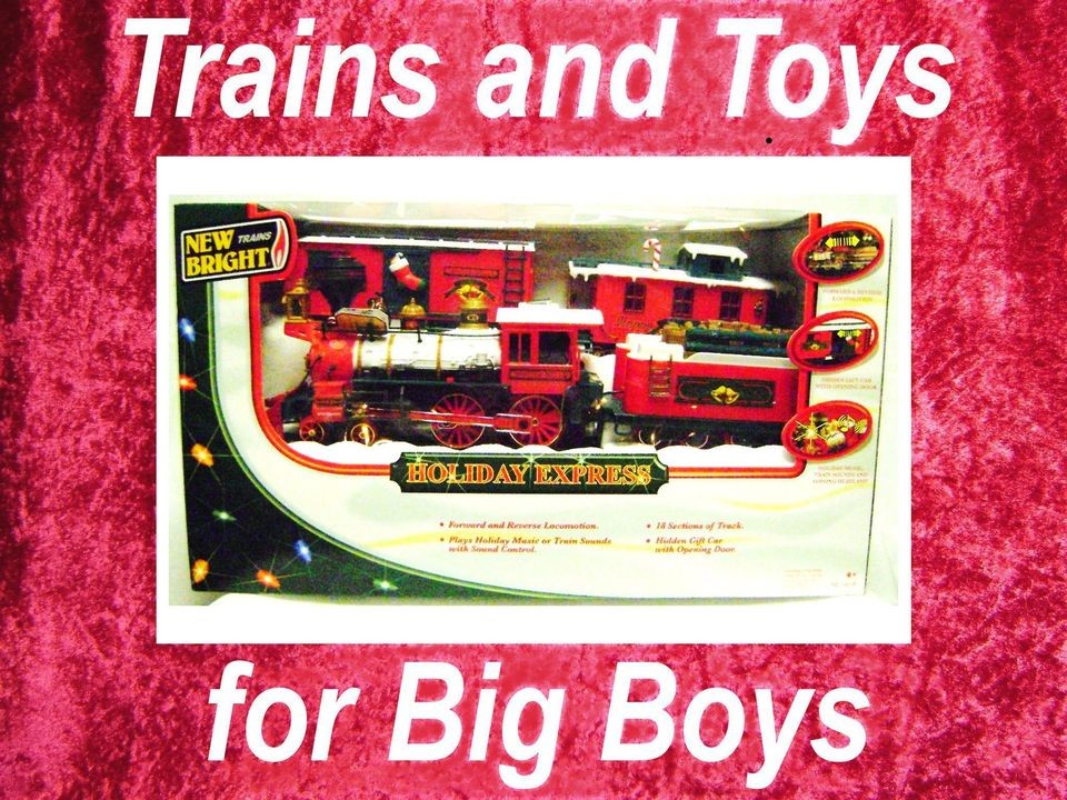 New Bright HOLIDAY EXPRESS TRAIN SET G Scale Gauge Battery Christmas 