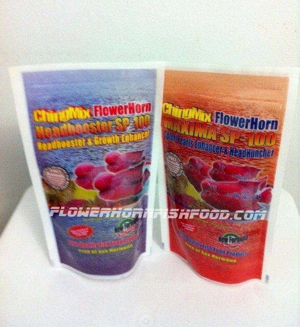 Flowerhorn Fish Food   Chingmix Combo 250g (Headbooster 125g & Maxima 