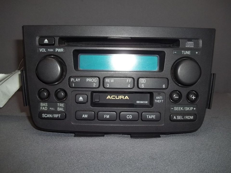 01 2001 02 2002 ACURA MDX AM FM RADIO RECEIVER SINGLE DISC CD PLAYER