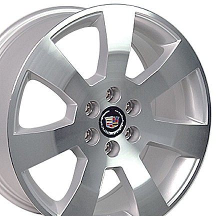 18 Cadillac SRX Wheels Machined Silver Set of 4 OEM 4607 Rims