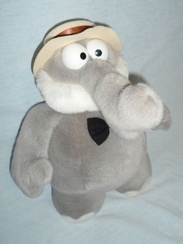 Rare VTG 13 plush DAEWOO HANDELS anteater stuffed animal mascot 