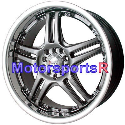   Chromium Black Rims Wheels 04 06 08 13 Acura TSX 02 RSX Type S 03 TL