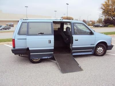 Dodge  Grand Caravan Dodge Caravan Handicap Ramp Reliable 6cyl Gas 