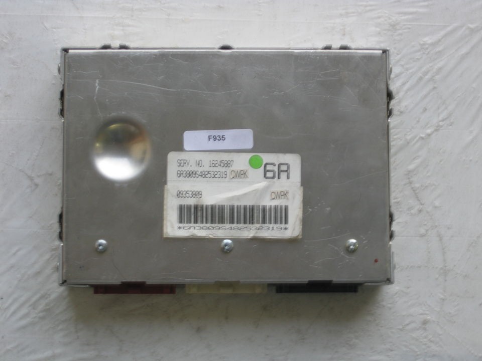 1998 1999 Daewoo Leganza, Lanos & Nubira *16245887* ECM ECU