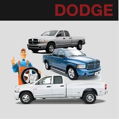 DODGE RAM 1994 2008 1500 2500 3500 SERVICE REPAIR MANUAL 3.7 4.7 5.7 5 