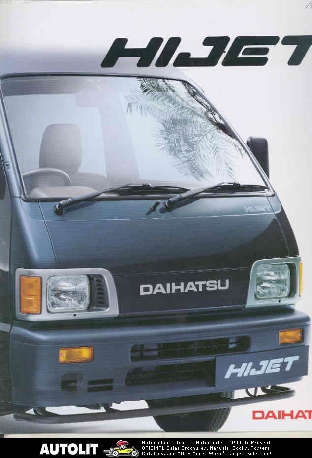 Daihatsu Hijet Mini Van Station Wagon Pickup Truck On