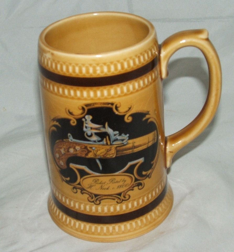 Sadler Pottery One Pint Tankard H Nock Pocket Pistol c1800 Image to 