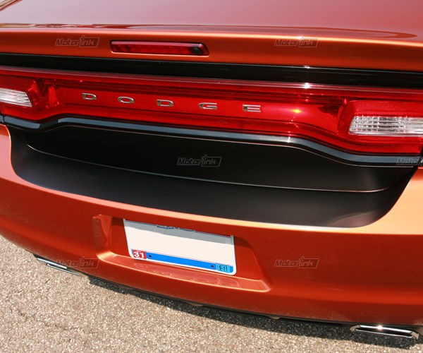 2011 + Dodge Charger Trunk Bunper Vinyl Blackout Decal Graphics 