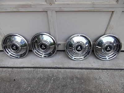 Original 67  69 DODGE DART 13 HUBCAPS WHEELCOVERS MOPAR 1967 1968 