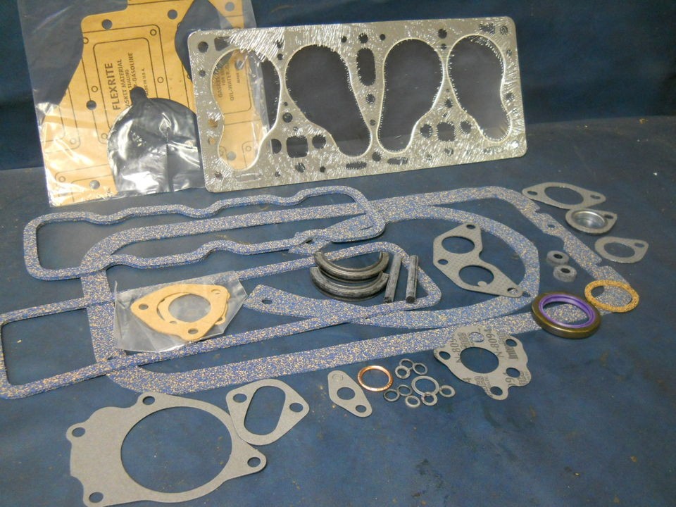 Jeep Willys M38A1 M170 CJ3B CJ5 134F four cylinder motor gasket and 