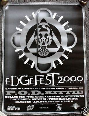 kittie EdgeFest kottonmouth kings CONCERT POSTER