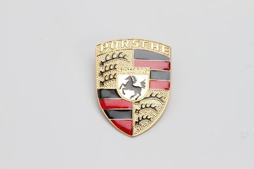 PORSCHE HEAD EMBLEM BADGE LOGO NICE LETTER STYLE