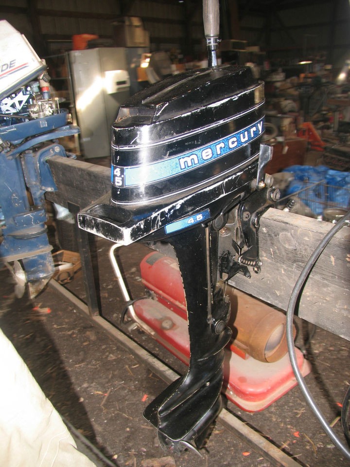 Mercury Merc 4.5 hp OUTBOARD Boat Motor Runs