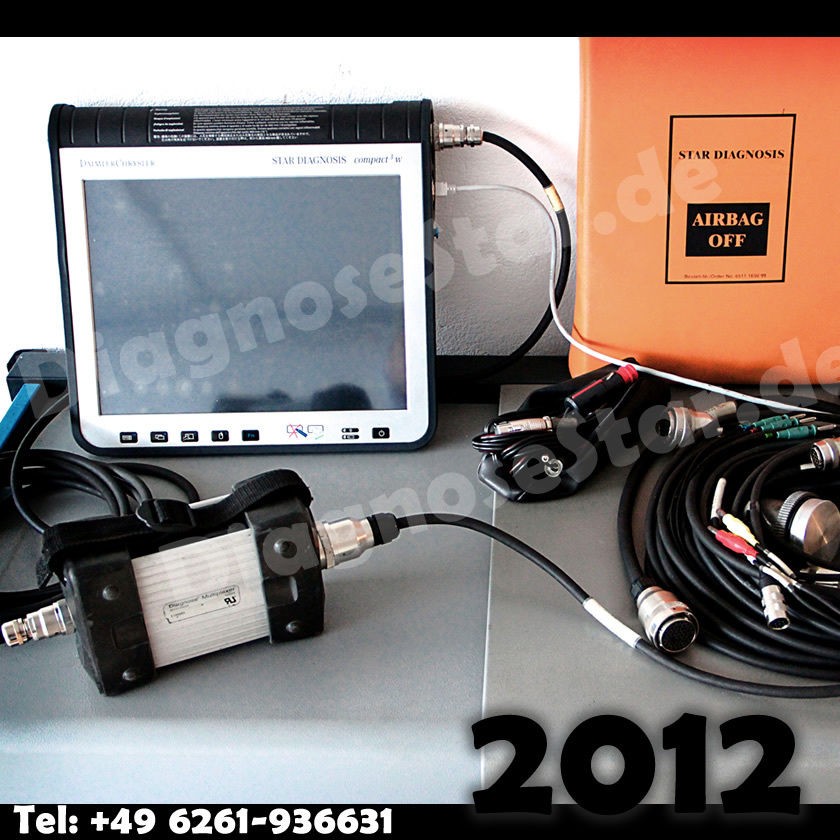 MERCEDES BENZ Star Diagnostic Compact 3 FULL SET 2012 MB Star truck C3 