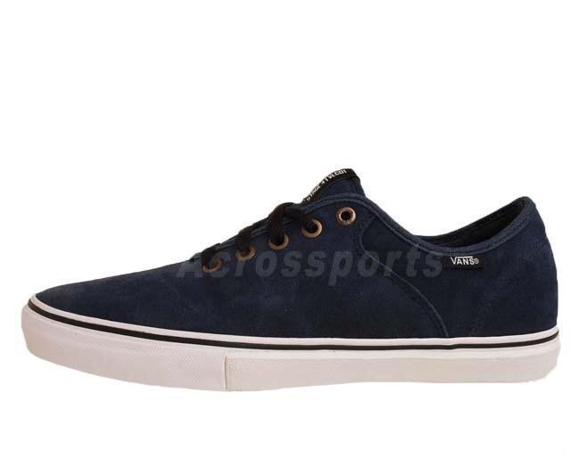 Vans Stage 4 Low Andrew Allen Navy Suede Mens SB Skate Boarding Shoes 