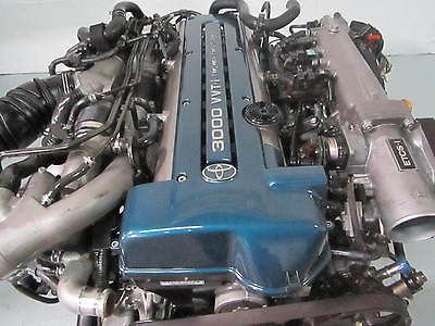 TOYOTA ARISTO SUPRA TWIN TURBO VVTI ENGINE TRANSMISSION ECU JDM 2JZGTE