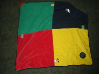 BABY EINSTEIN blanket lovey PLAY MAT GREEN blue yellow colors mirror 