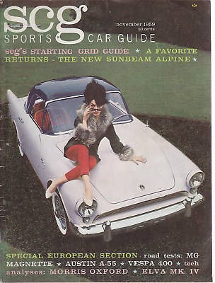 SCG. 11/59, 2nd ISSUE, A 55 Cambridge, Vespa 400, MG