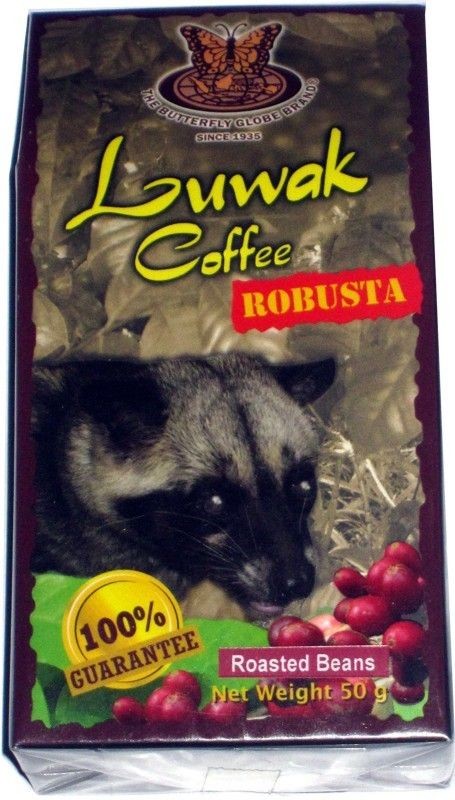 100% Kopi Luwak Robusta Roast Bean 50 gr.