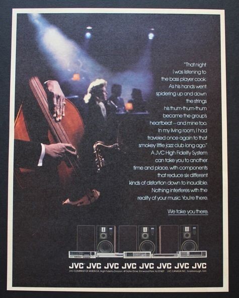 1983 ‘smokey little jazz club’ JVC High Fidelity System Stereo 