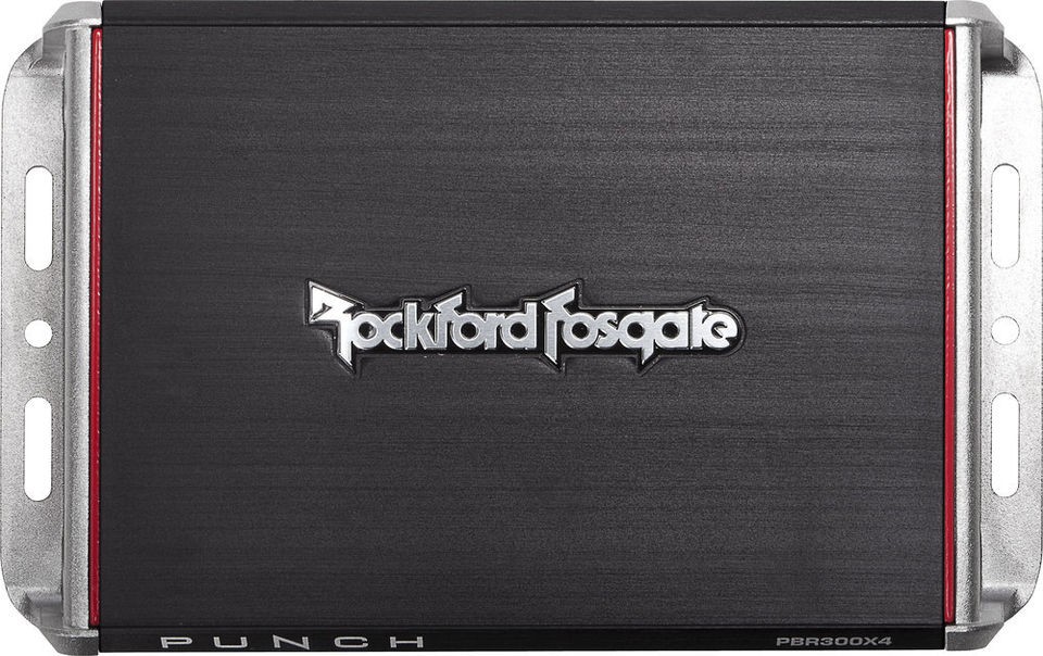 ROCKFORD FOSGATE PBR300X4 PUNCH 4 CHANNEL 300W RMS CLASS D NEW WITH 