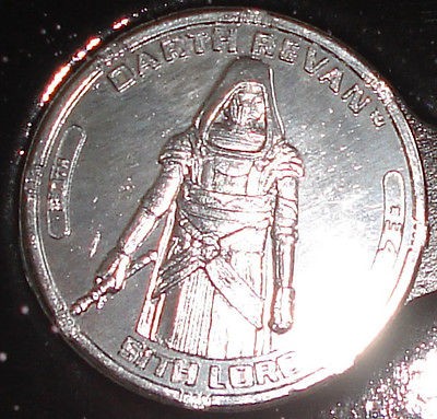 STAR WARS 30th anniversary LOOSE COIN #34 DARTH REVAN