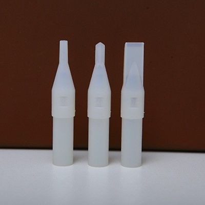 100 Pcs Tattoo Disposable Tubes Nozzles Tips Flat 4F 5F 7F 9F 11F 