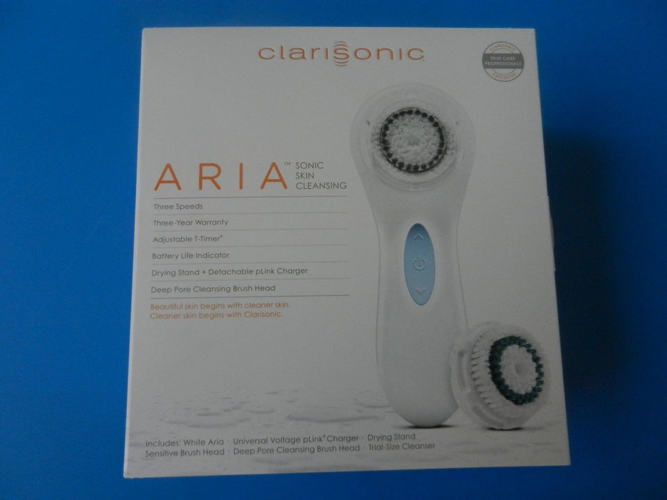 Clarisonic PRO *ARIA* Sonic Cleansing System Model 2013 *3 Speeds* +2 